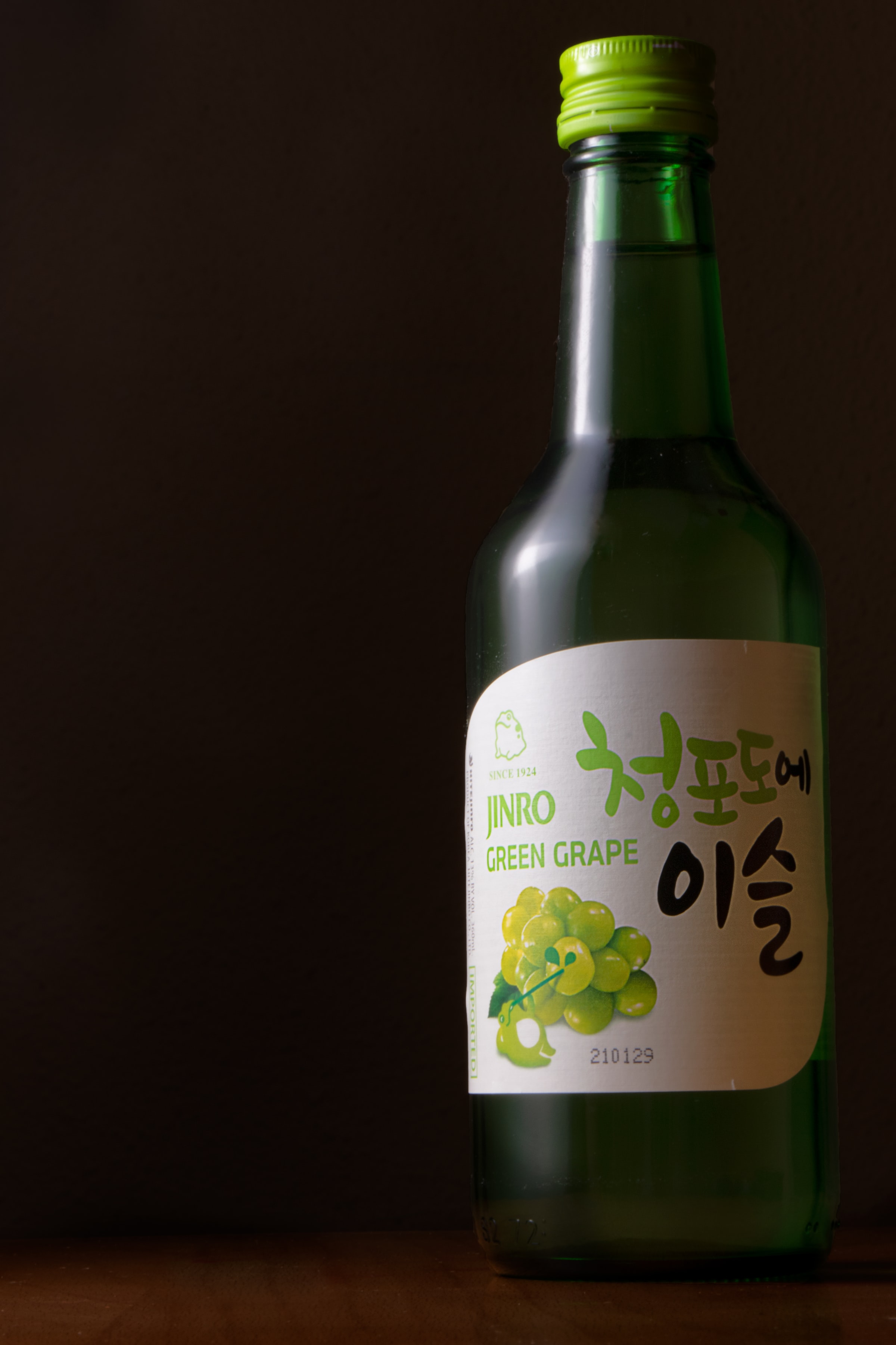 green grape flavored soju